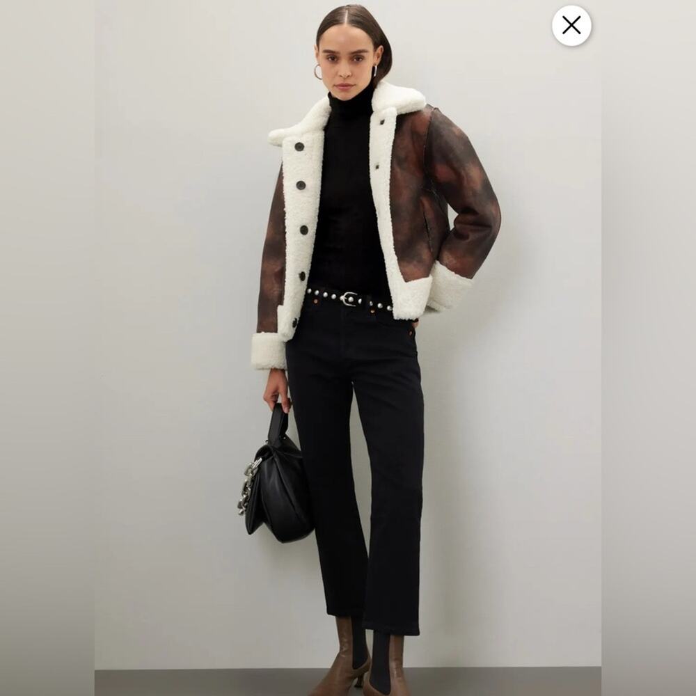 Statement Reversible Jacket by Apparis – Charlie Mixed Media Design